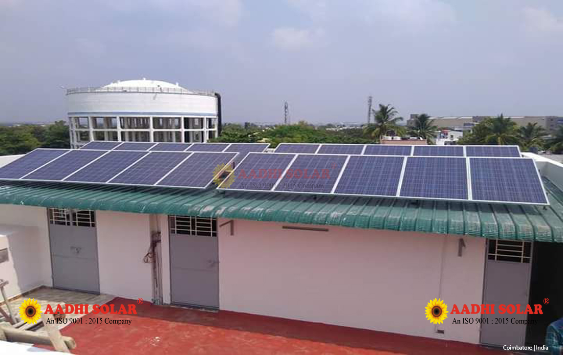 Aadhi Solar Power Plant On Grid